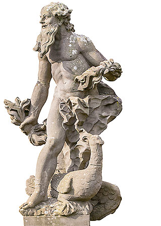 Picture: Figure of Jupiter, sandstone replica