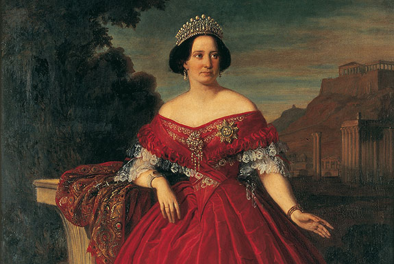 Picture: Portrait of Queen Amalie of Greece