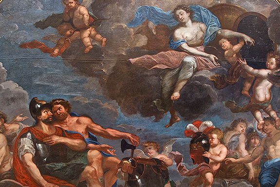 Picture: Anteroom, ceilig painting