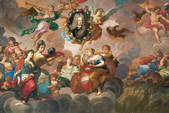 Bild: Imperial Apartment, audience room, ceiling painting