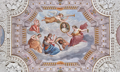 Picture: Kurfürstenzimmer, Princess-Hall, ceiling painting
