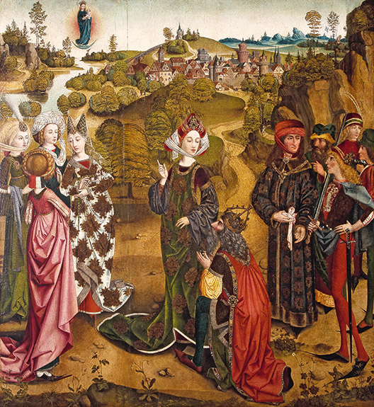 Bild: Kaiser Augustus und die tiburtinische Sibylle, Wolfgang Katzheimer, um 1500