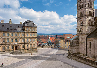 Link zum Puzzle "Der Domplatz in Bamberg"
